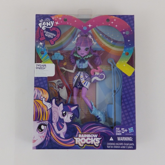 My little Pony Equestrian Girls Singing Twilight Sparkle Rainbow Rocks Hasbro - Picture 1 of 3